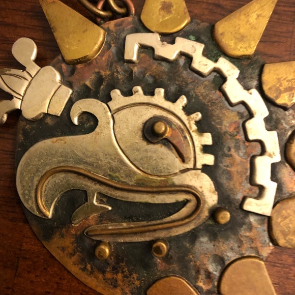 Vintage Mexico Peyote Bird Copper Necklace 1970’s - Picture 8 of 11